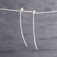 Piccoli Tiny Ball Silver Ireland Pin Earrings
