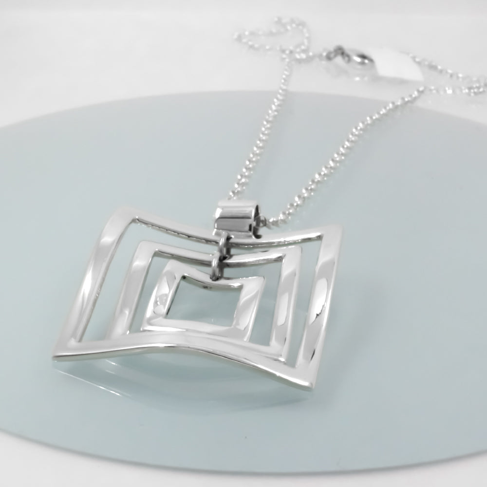 AYA Multi Square Silver Pendant
