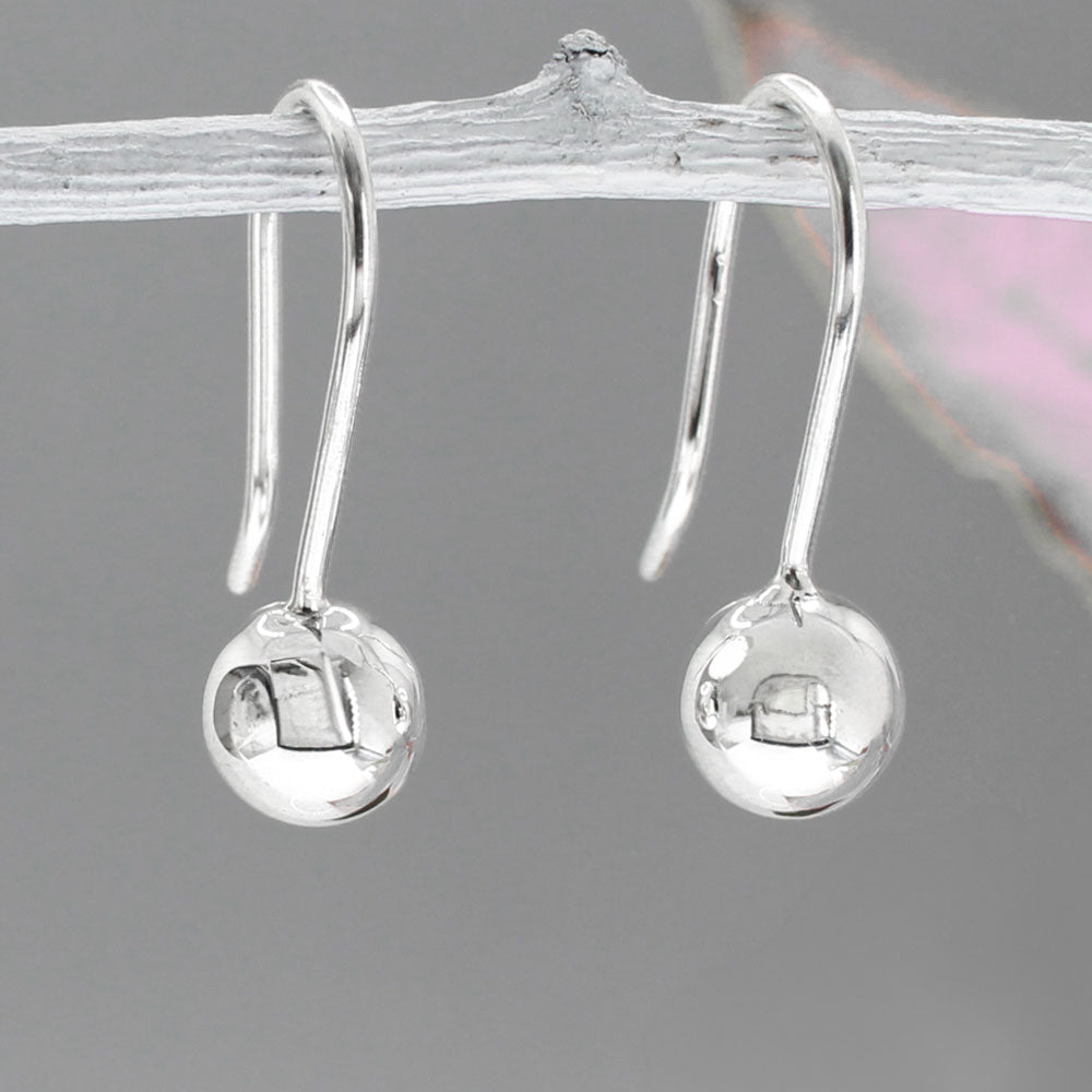 Selene Drop Silver Dangle Earrings