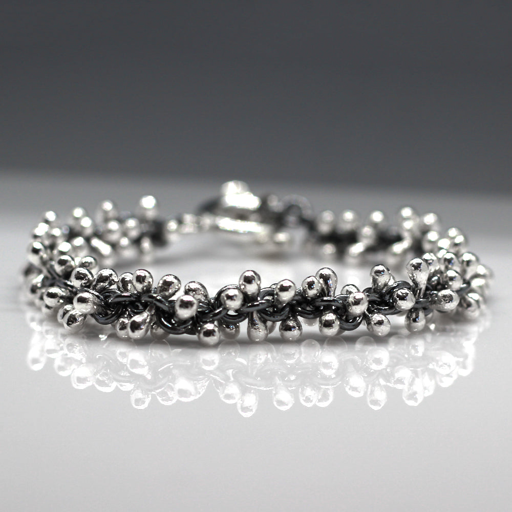 Piccoli Aurora Oxidised Silver Ireland Bracelet
