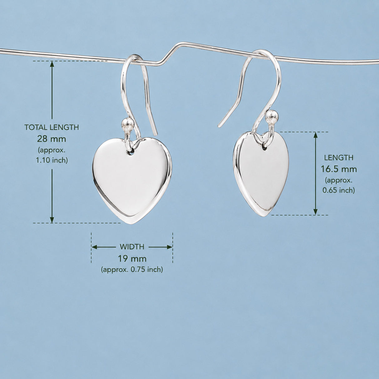 Croí Miller Silver Dangle Earrings