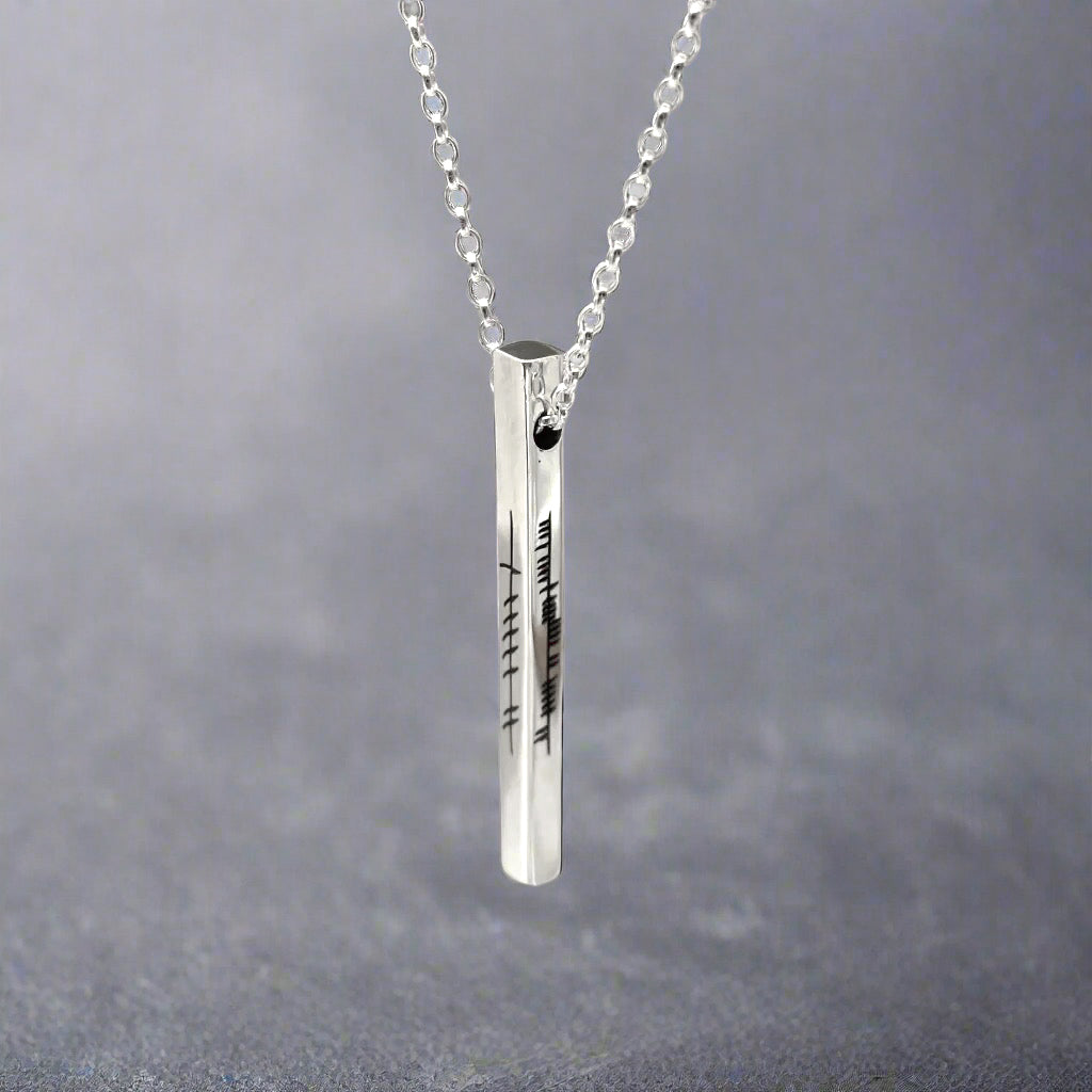 Éire Claddagh Ogham Love–Friendship–Loyalty Silver Pendant