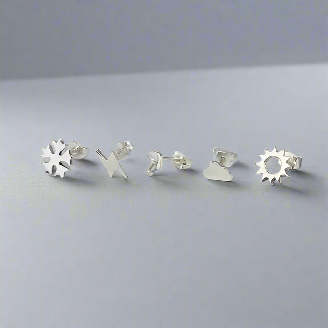 Eire - A Day in Ireland Silver Earrings - Make Your Own Pair - Stud