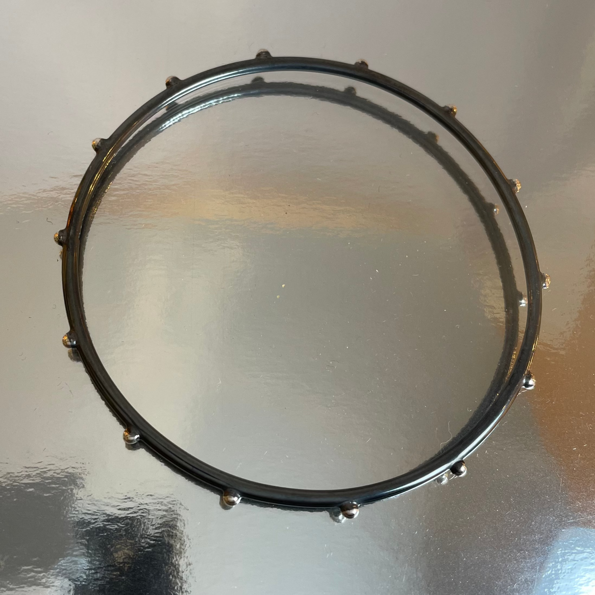 Firmament Aloe Oxidised Silver Bangle