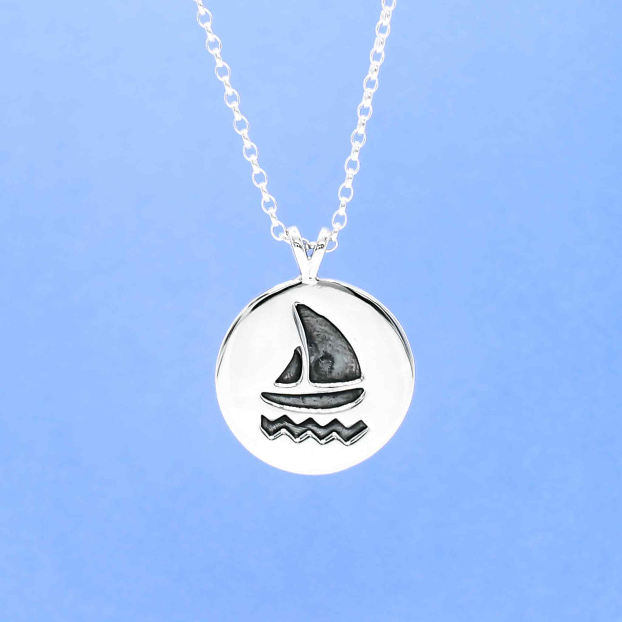Éire Kinsale Atlantic Spirit – WAW Boat Small Silver Pendant