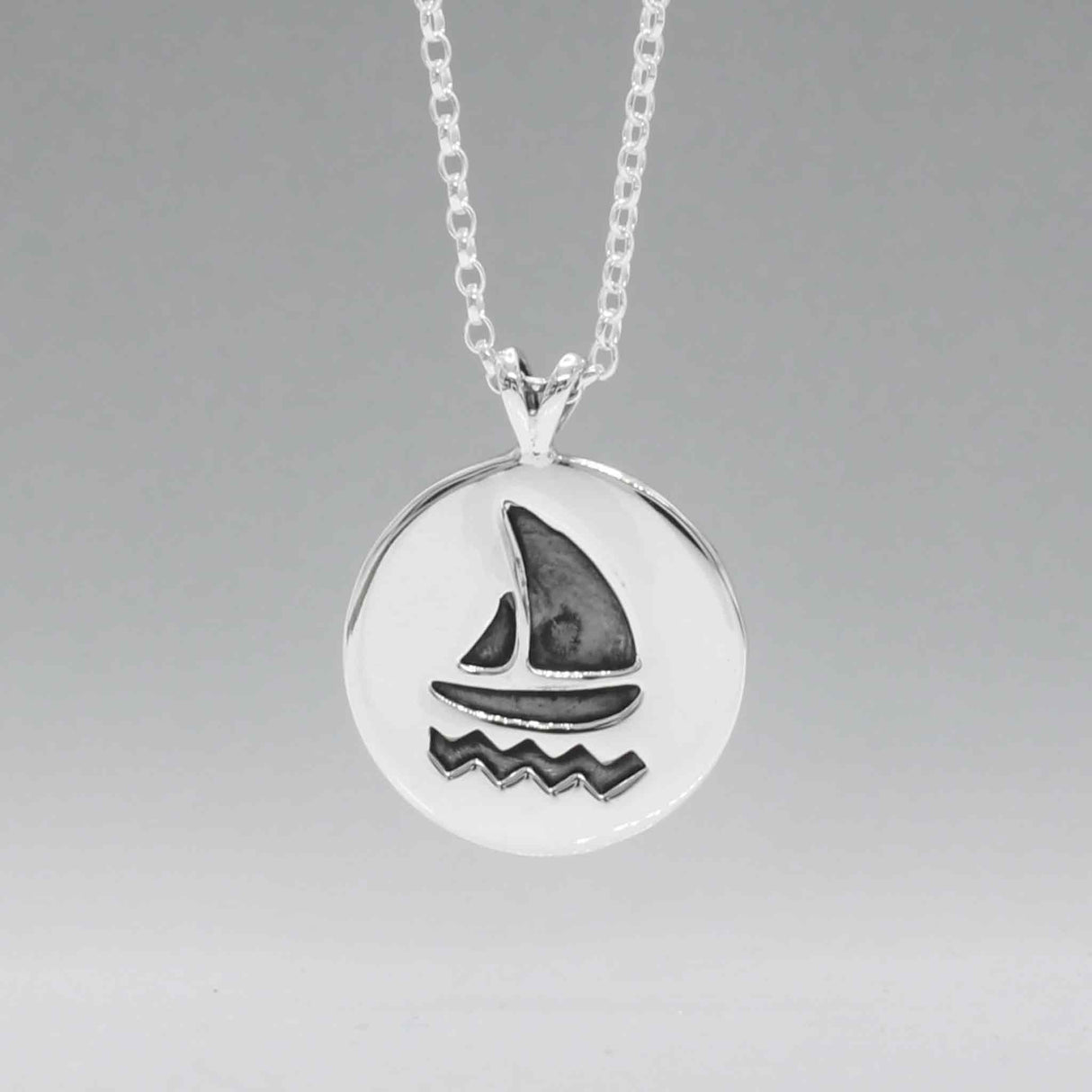 Éire Kinsale Atlantic Spirit – WAW Boat Small Silver Pendant