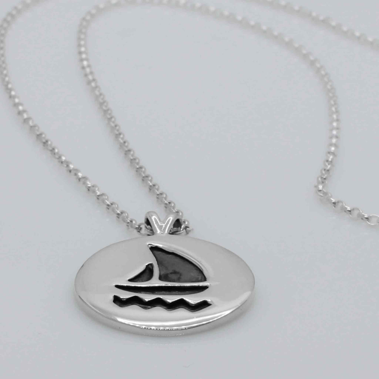 Éire Kinsale Atlantic Spirit – WAW Boat Small Silver Pendant