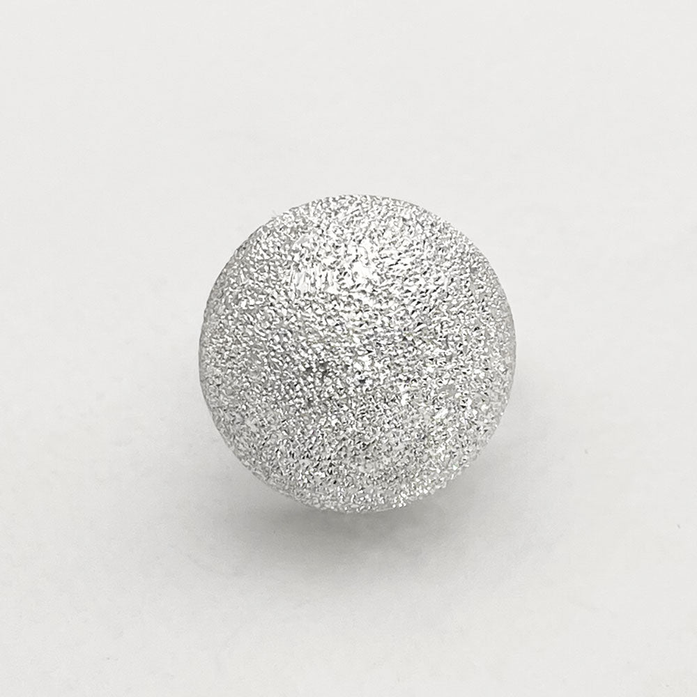 Artemis Glitter Dome Silver Adjustable Ring