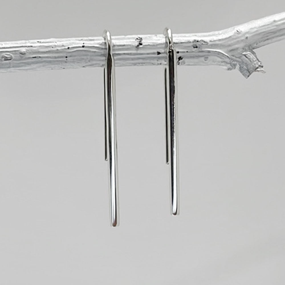 Selene Beacon Silver Dangle Earrings