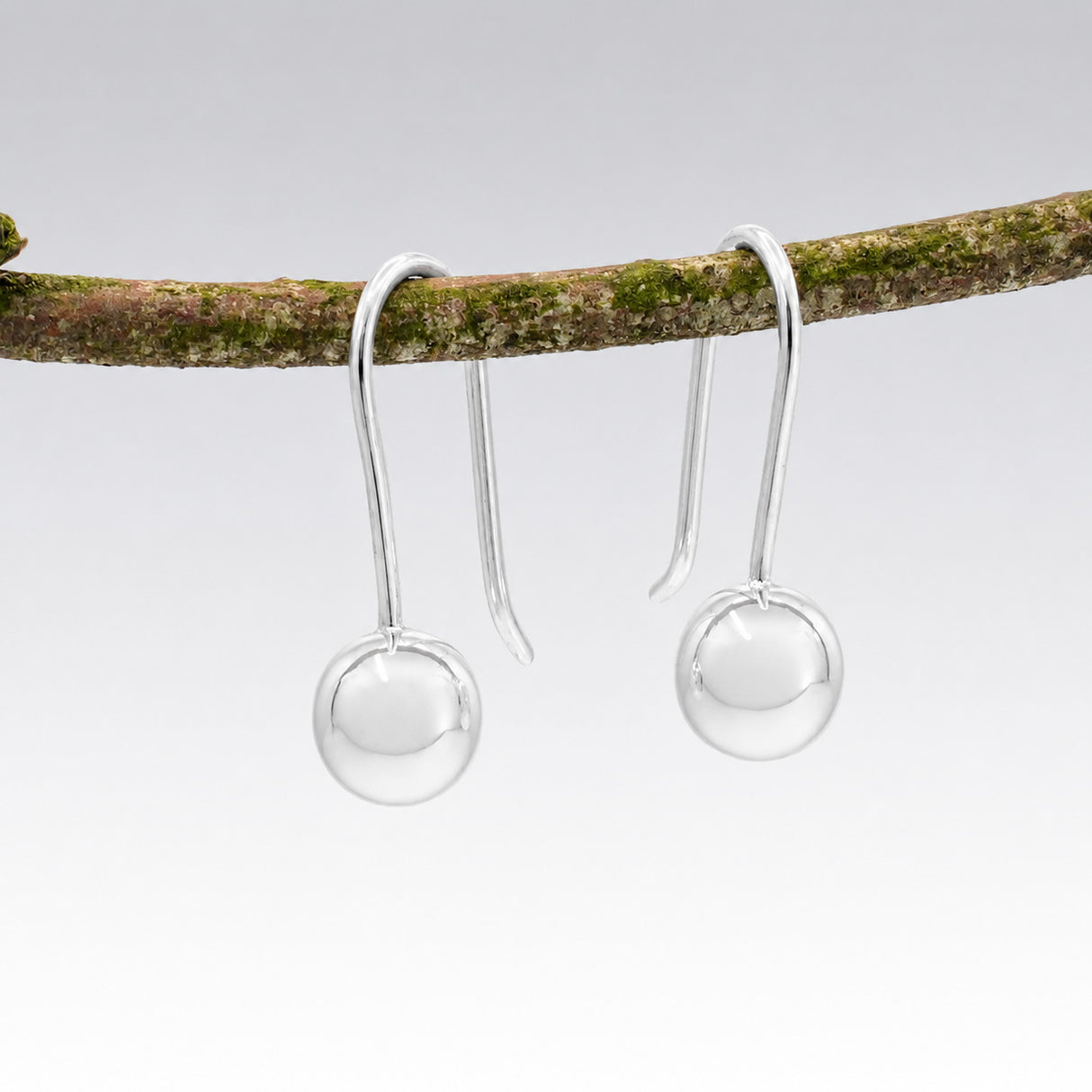 Selene Drop Silver Dangle Earrings
