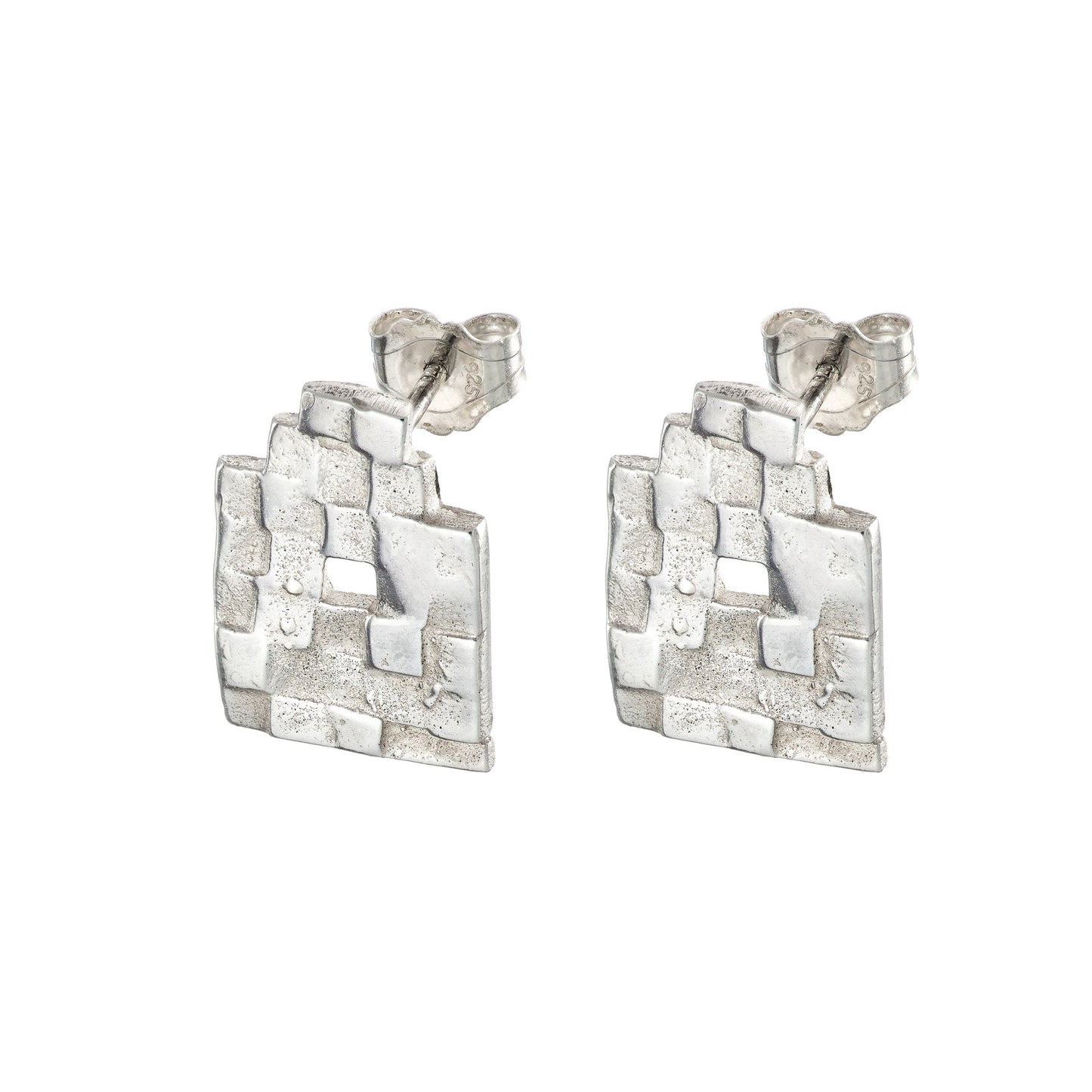 Small Cloihán Silver Earrings - Annie Quinn Jewellery