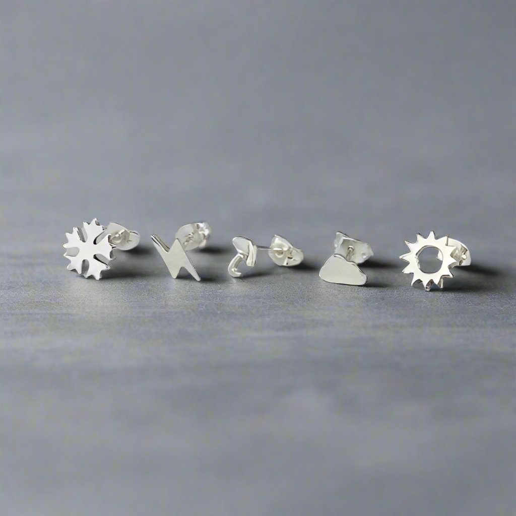 Éire A Day in Ireland Single Silver Earrings - One Single Earring