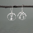 AYA - Dew Drop Silver Earrings - Large - Dangle