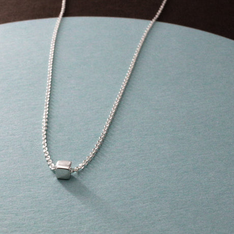 Piccoli Tiny Cube Silver Ireland Pendant