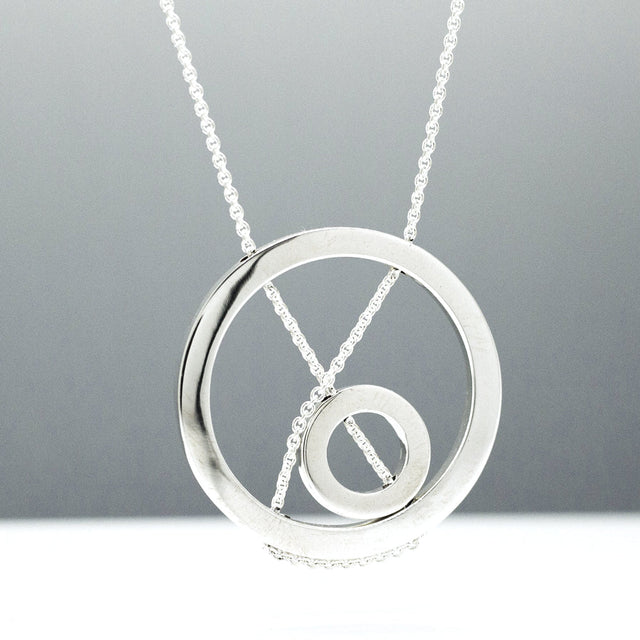 Saha - Girder Silver Pendant Curated and designed by Emilio Sotelo Jewelry for Croi Kinsale Jewellery in Kinsale West Cork Ireland Europe. Find exceptional handmade silver and gold jewellery at affordable prices for birthday gifts and Christmas presents. Find Irish designers and makers. Beautiful jewellery shop located in Kinsale, Co. Cork.