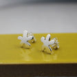 Moineir - Small Daisy Silver Earrings - Stud Curated and designed by Emilio Sotelo Jewelry for Croi Kinsale Jewellery in Kinsale West Cork Ireland Europe. Find exceptional handmade silver and gold jewellery at affordable prices for birthday gifts and Christmas presents. Handcrafted Silver jewelry. Find the best affordable jewellery