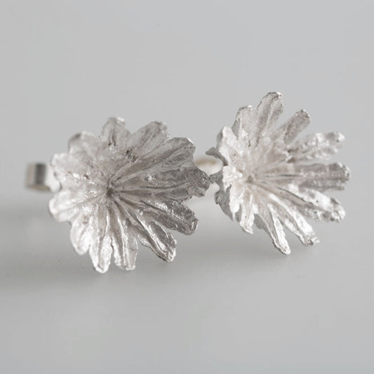 Poppy Seed Silver Earrings - Stud - Kathleen Holland Jewellery
