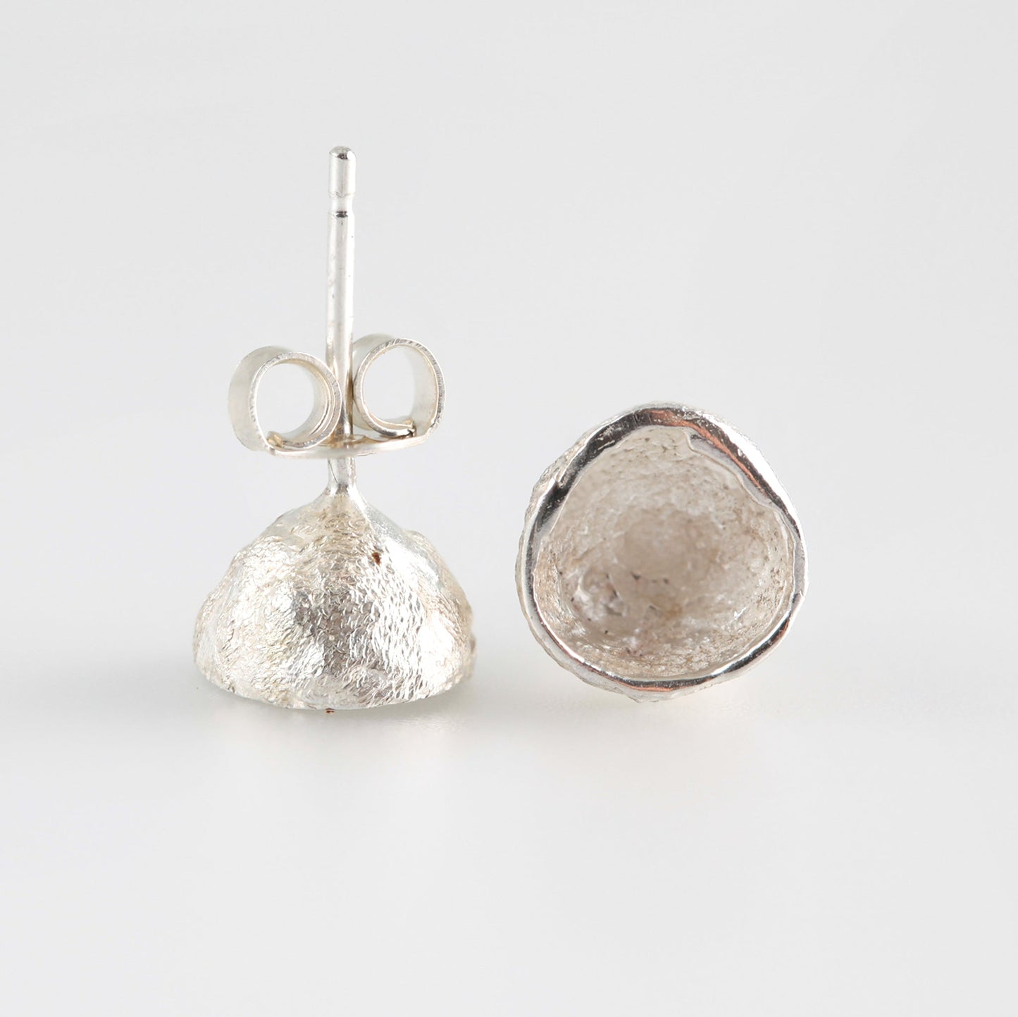 Acorn Silver Earrings - Studs - Kathleen Holland Jewellery
