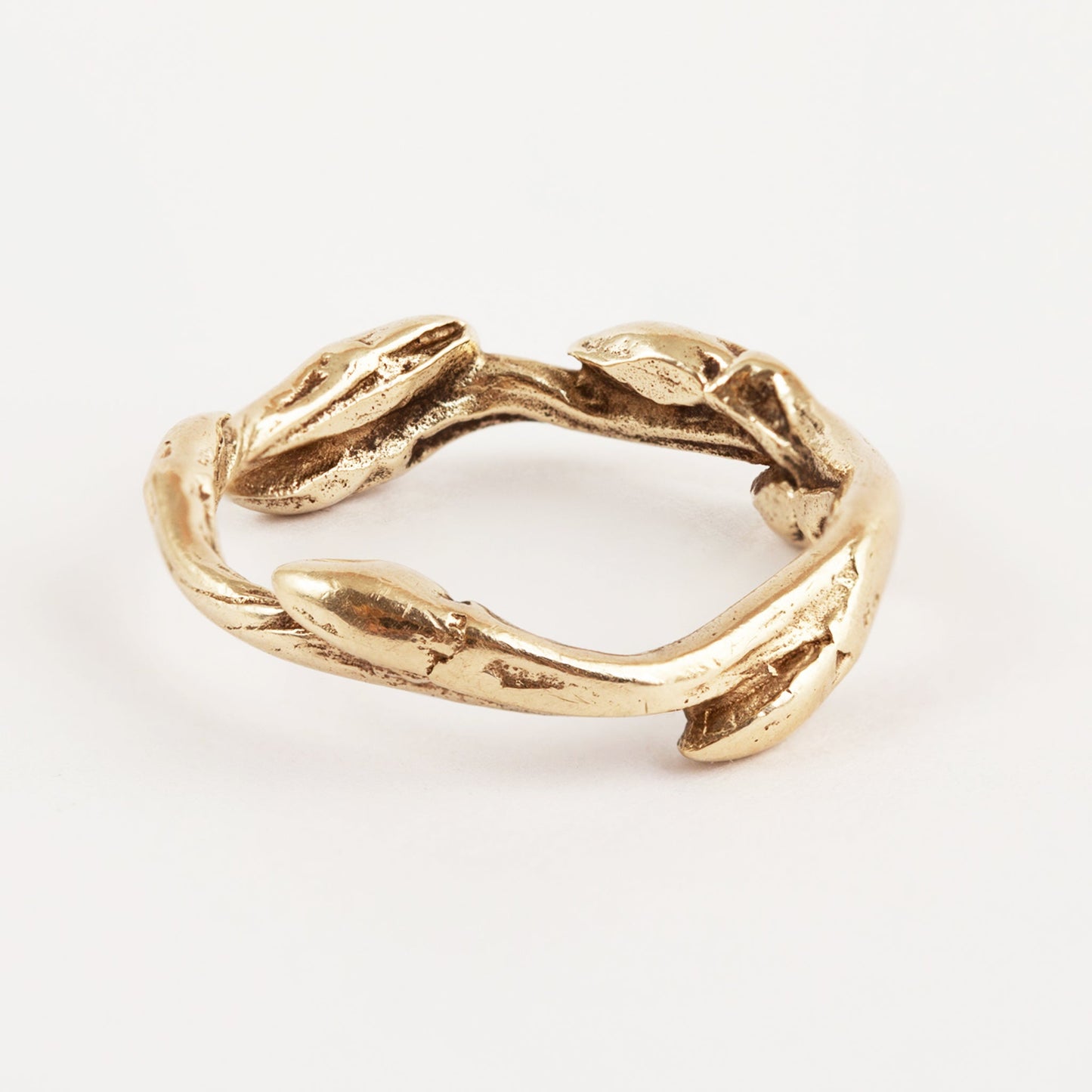 Twig 9ct Gold Ring - Kathleen Holland Jewellery