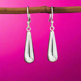 Moíneir - Fuchsia Berries Silver Earrings - Dangle