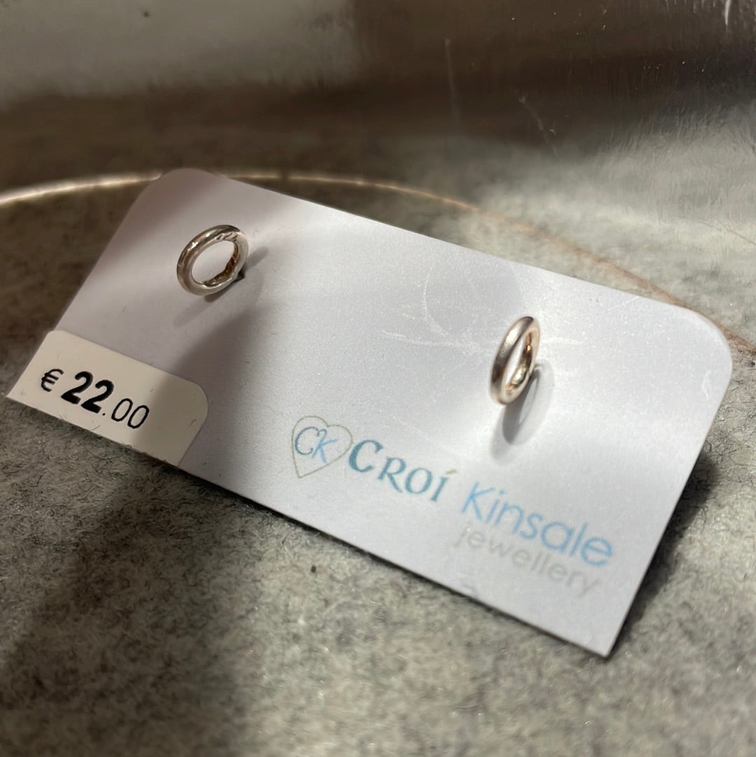 Piccoli Tiny Durga Silver Ireland Stud Earrings