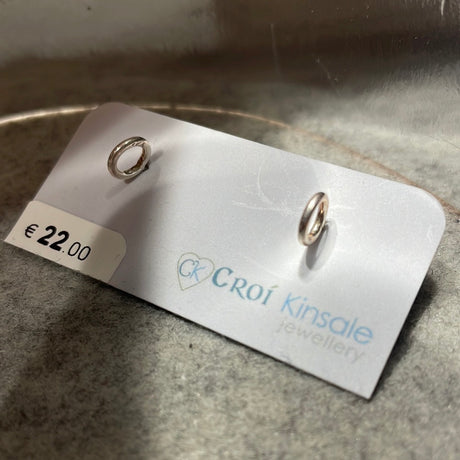 Piccoli Tiny Durga Silver Ireland Stud Earrings