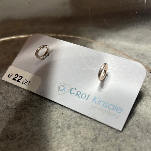 Piccoli Tiny Durga Silver Ireland Stud Earrings