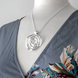 AYA Multi Circle Silver Pendant