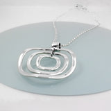 AYA Multi Circle Silver Pendant