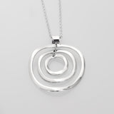 AYA Multi Circle Silver Pendant