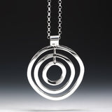 AYA Multi Circle Silver Pendant