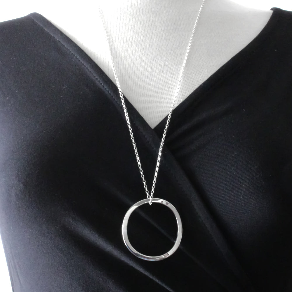 AYA Outer Circle Silver Pendant