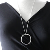 AYA Outer Circle Silver Pendant