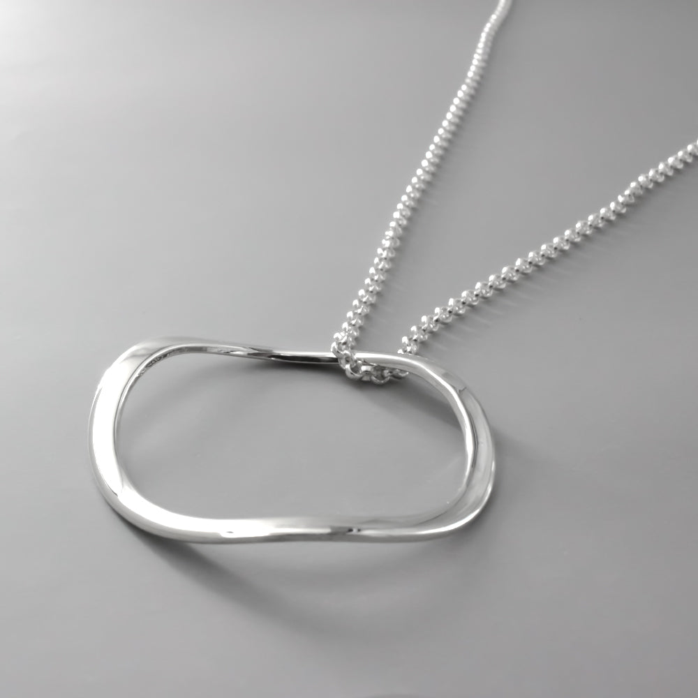 AYA Outer Circle Silver Pendant