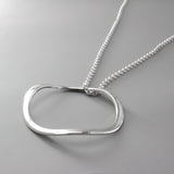 AYA Outer Circle Silver Pendant