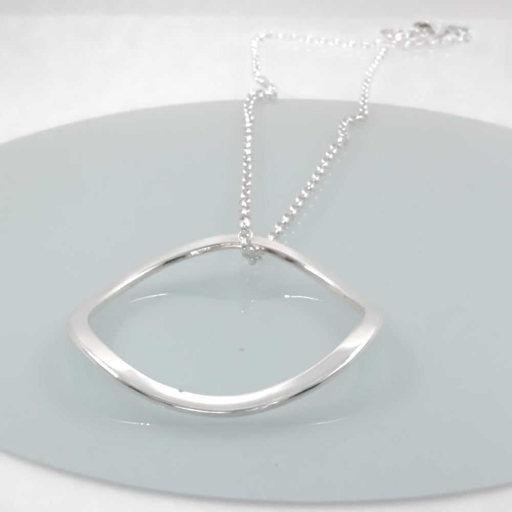 AYA Outer Circle Silver Pendant