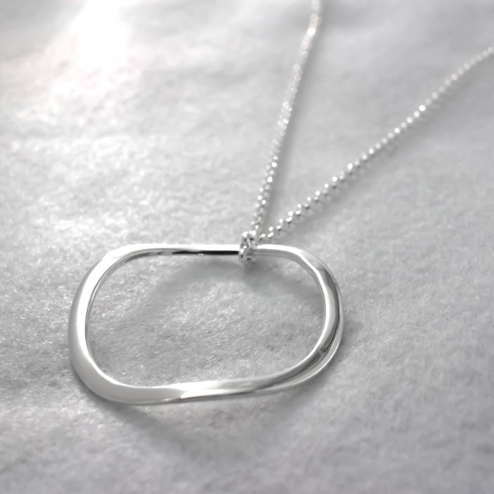 AYA Outer Circle Silver Pendant