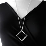 AYA Outer Rhombus Silver Pendant