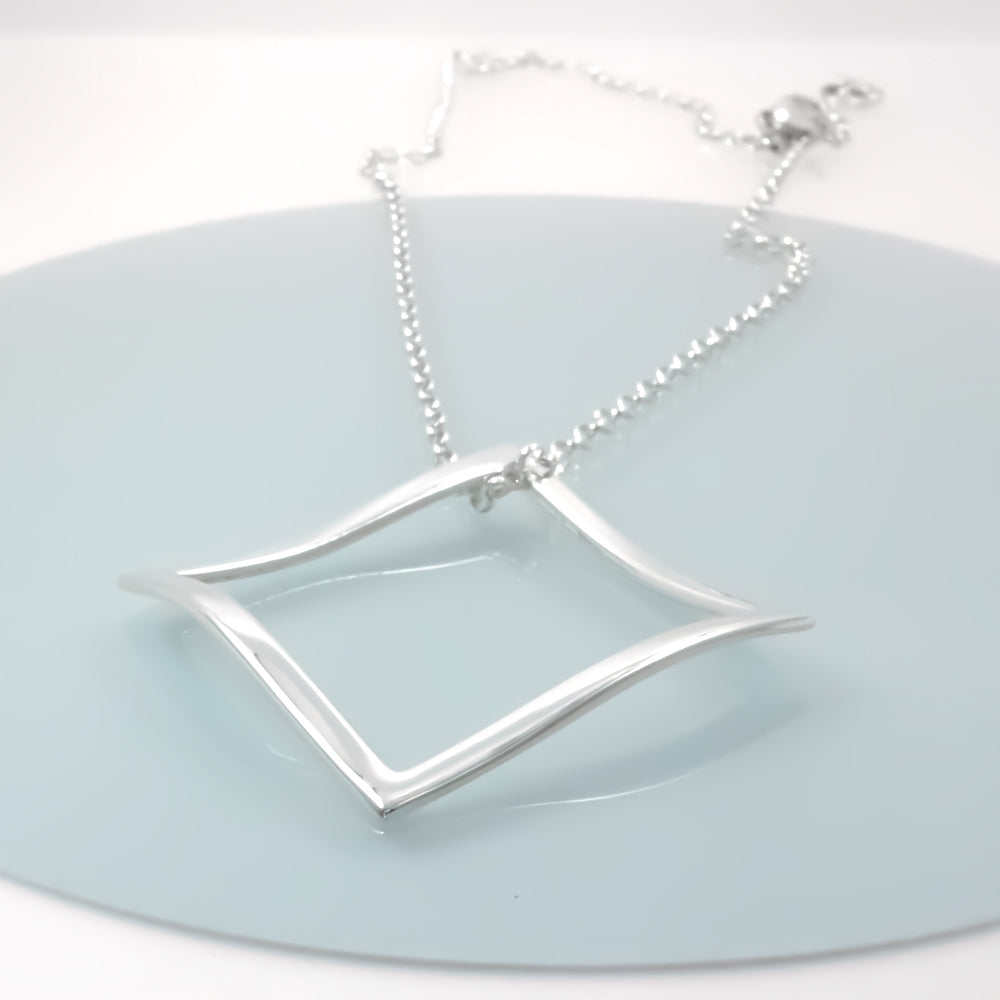 AYA Outer Rhombus Silver Pendant