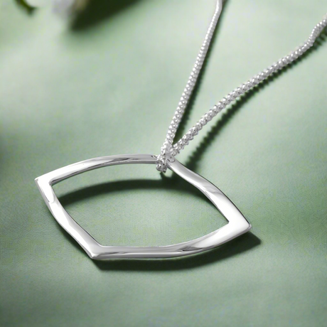 AYA Outer Rhombus Silver Pendant