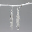 Áine - Sun Glitter Silver Earrings - Dangle