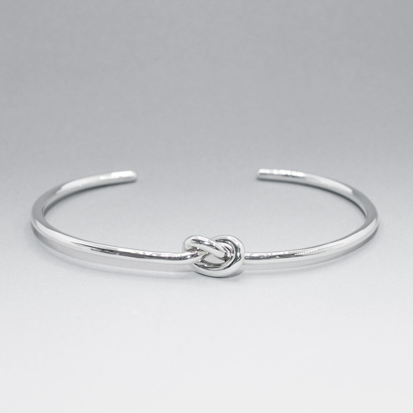 Aran - Single Knot Silver Bracelet