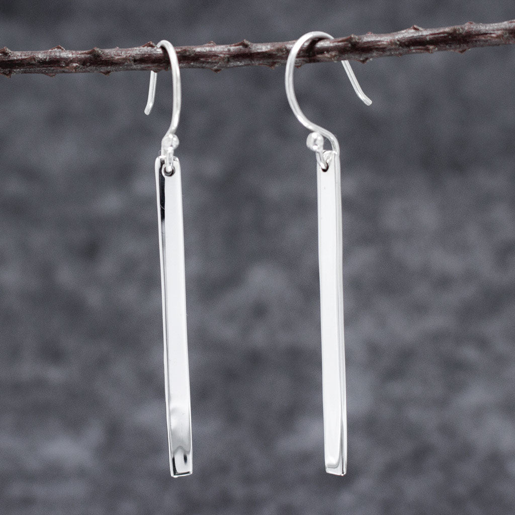 Artemis Sølv Dangle Øreringe