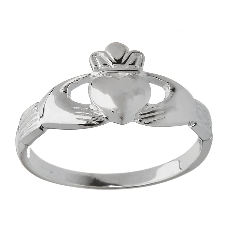 Celtic Men's Claddagh Silver Ring Size 10,Ê Shop affordable, high-quality jewellery in Kinsale, West Cork, Ireland designed by Emilio Sotelo Jewelry