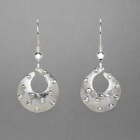 Cloicin Torc Drop Silver Earrings,Ê Shop affordable, high-quality jewellery in Kinsale, West Cork, Ireland designed by Emilio Sotelo Jewelry