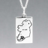 Éire Cork & Not Cork Silver Pendant