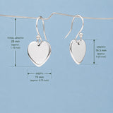 Croí Miller Silver Dangle Earrings