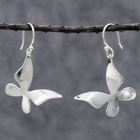 Móinéir Large Queen Butterfly Silver Dangle Earrings,Ê Shop affordable, high-quality jewellery in Kinsale, West Cork, Ireland designed by