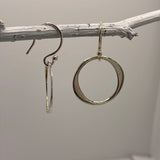 Artemis - Olive Silver Earrings - Dangle