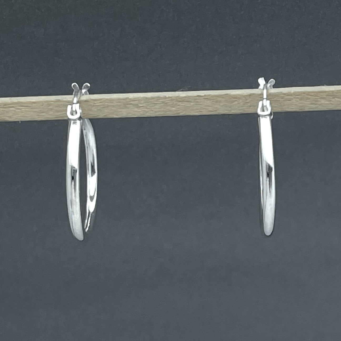 Lupita Small Thin Tube Hoop with Hinge Clasp Silver Earrings,Ê Shop affordable, high-quality jewellery in Kinsale, West Cork, Ireland designed by